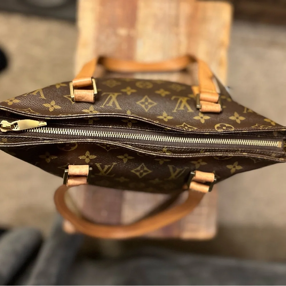 Authentic Louis Vuitton Cabas Piano Shoulder Bag Monogram Canvas + COA Included - Picture 15 of 16